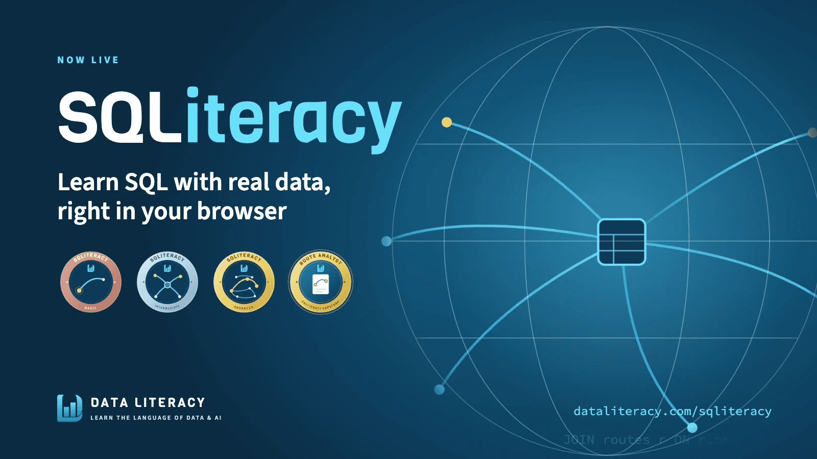 SQLiteracy Is Live: Learn SQL with Real Data, Right in Your Browser
