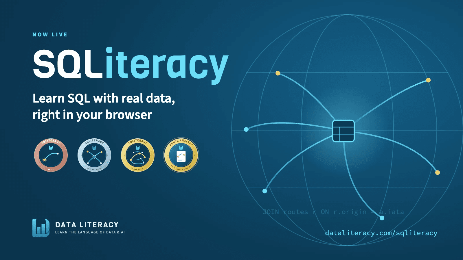 SQLiteracy Is Live: Learn SQL with Real Data, Right in Your Browser