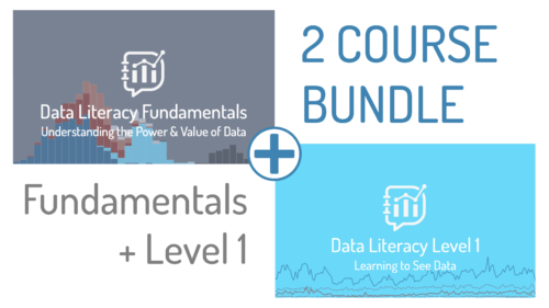 2 Course Bundle: Data Literacy Fundamentals & Level 1 | Data Literacy  