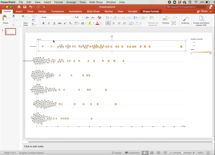 How to Make a Beeswarm Plot in RAWGraphs and Then Edit in PowerPoint | Data Literacy  