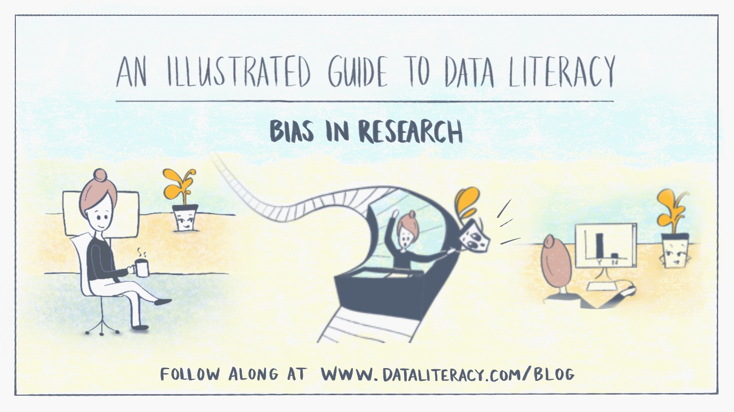 An illustrated guide to data literacy: bias in research
