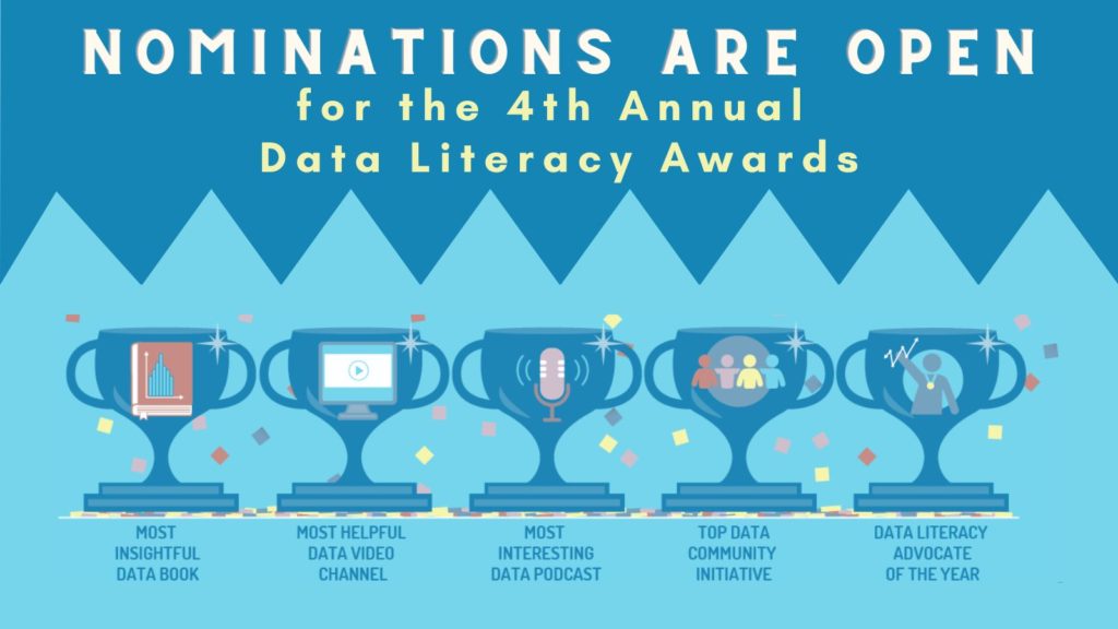 Nominations are OPEN for the 2022 Data Literacy Awards! | Data Literacy | Data Literacy  