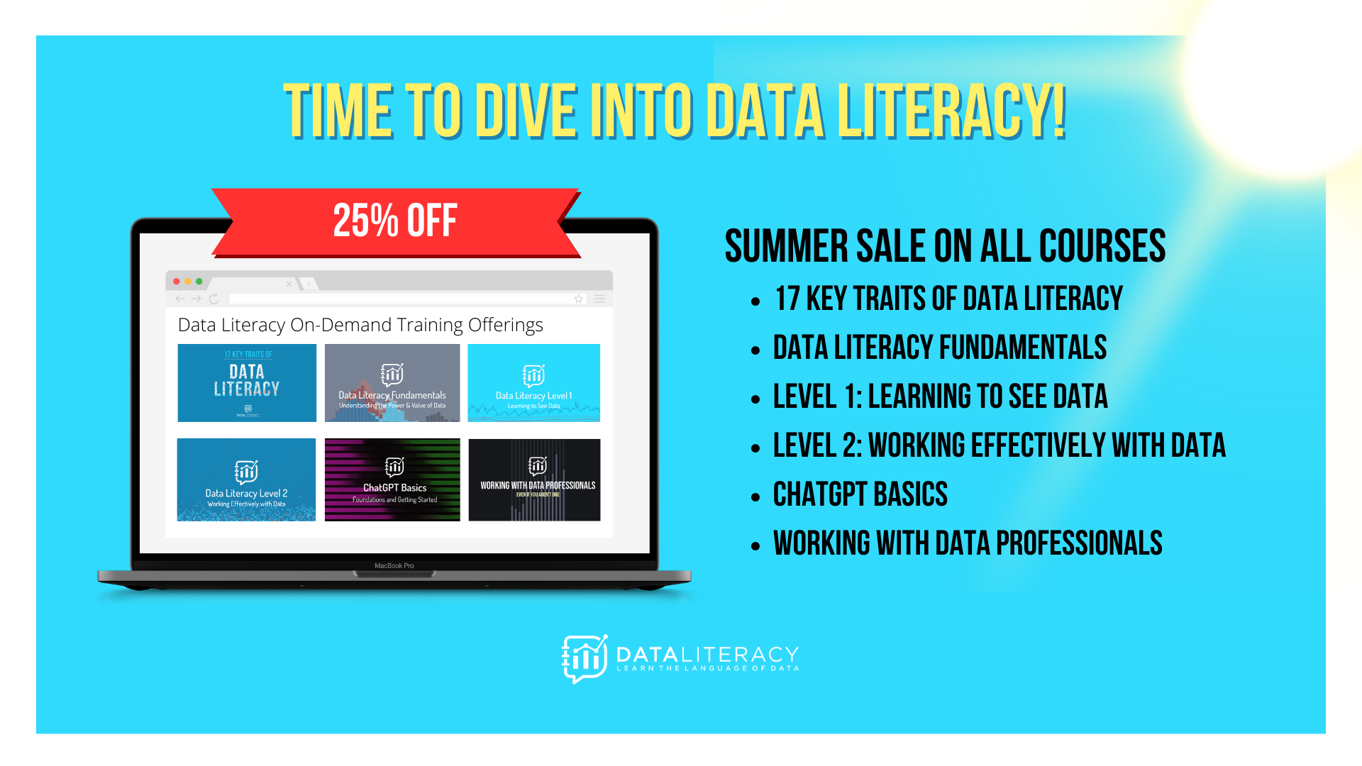 Summer School Sale! | Data Literacy | Data Literacy  