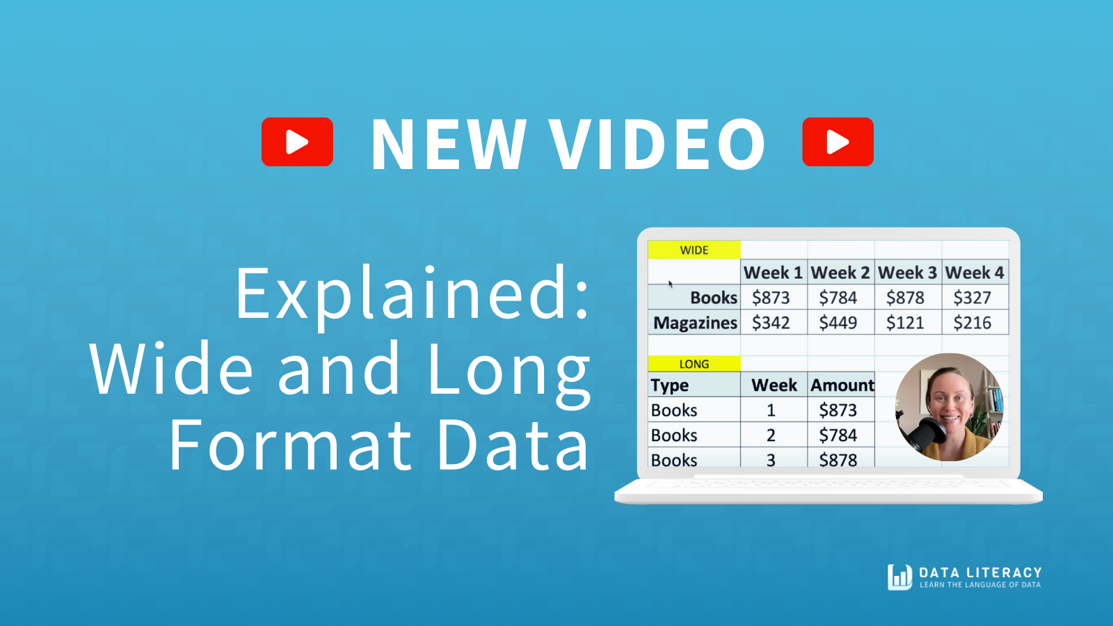 Explained: Wide vs Long Format Data | Data Literacy | Data Literacy  