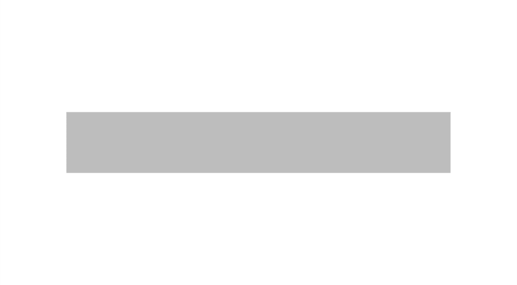 A horizontal rectangular bar with a solid light gray color.
