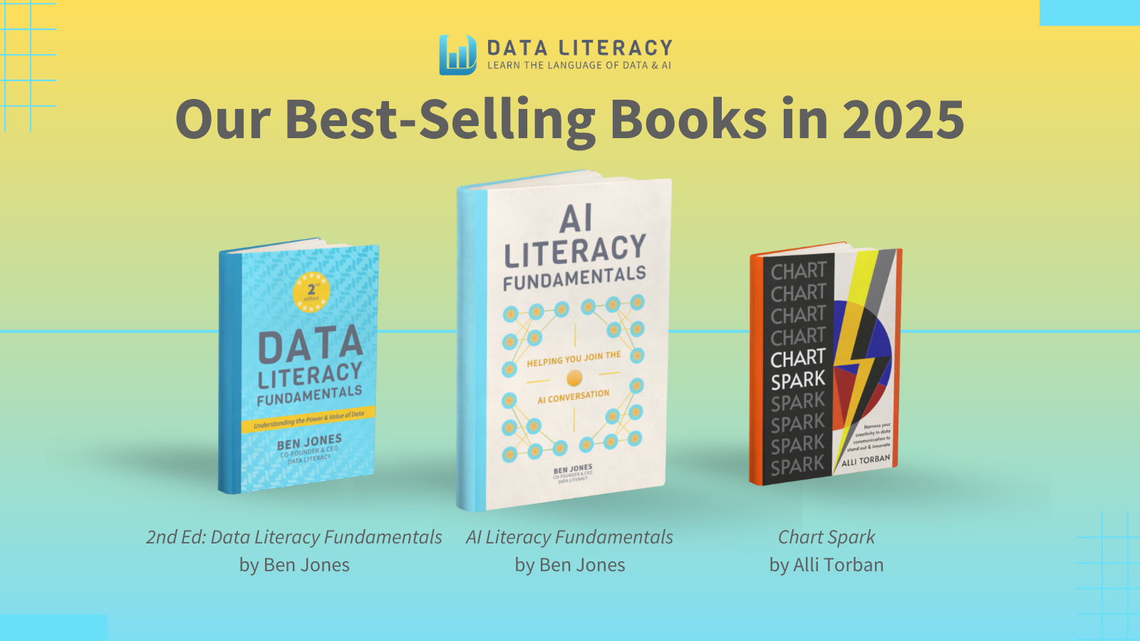 Our Best-Selling Books in 2025 | Data Literacy &nbsp;