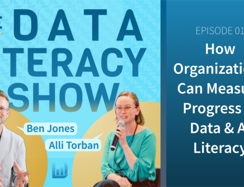 Episode 01: How Organizations Can Measure Progress in Data & AI Literacy (The Data Literacy Show)