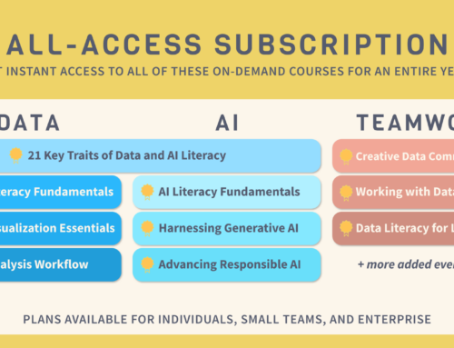 NOW AVAILABLE: All-Access Subscription to Data & AI Literacy Training