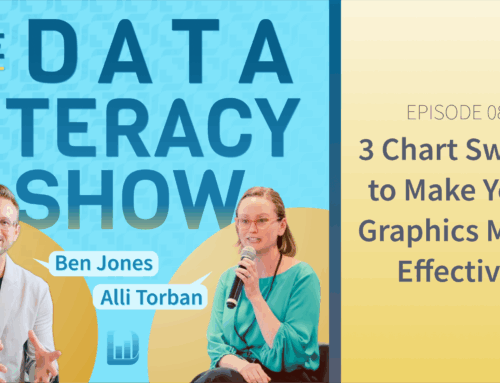 Episode 8: 3 Chart Swaps to Make Your Graphics More Effective (The Data Literacy Show)