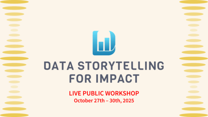 Data Storytelling for IMPACT Public Workshop | Data Literacy | Data Literacy  